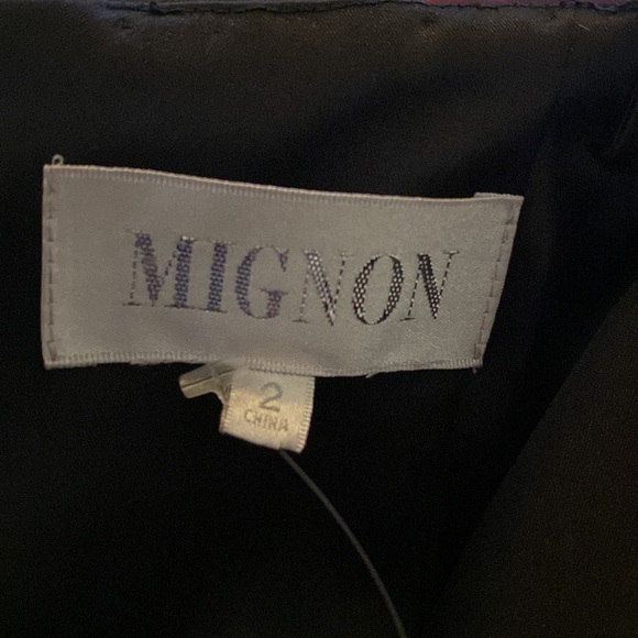 NWOT Mignon Bergdof Goodman in NY stunning couture mini dress! Gorgeous! - Picture 10 of 12